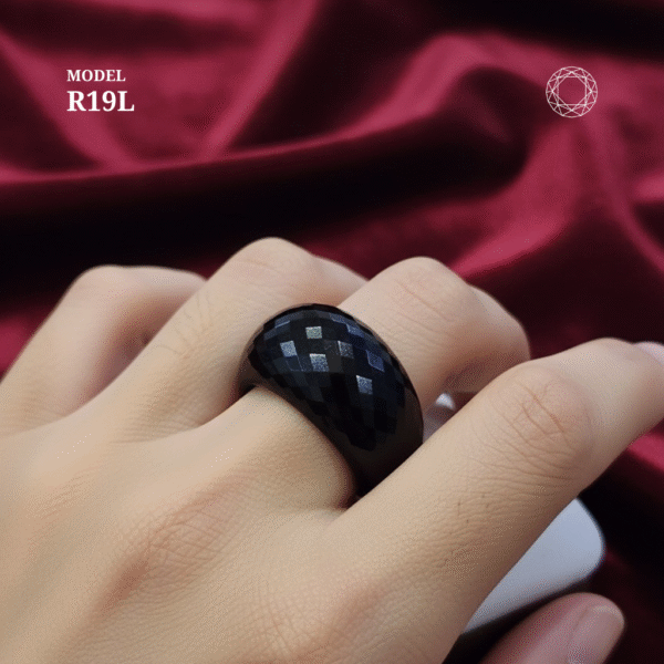 R19L - Black Spinel Ring - Image 2