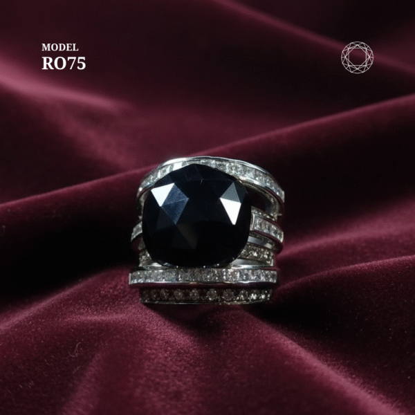RO75 - Black Spinel Ring - Image 3