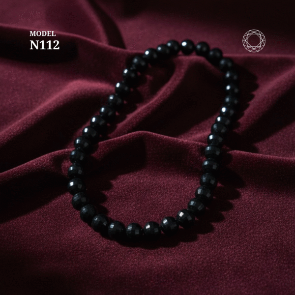 N112 - Black Spinel Necklace