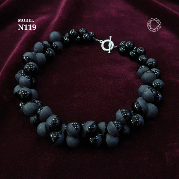 N119 - Black Spinel Necklace
