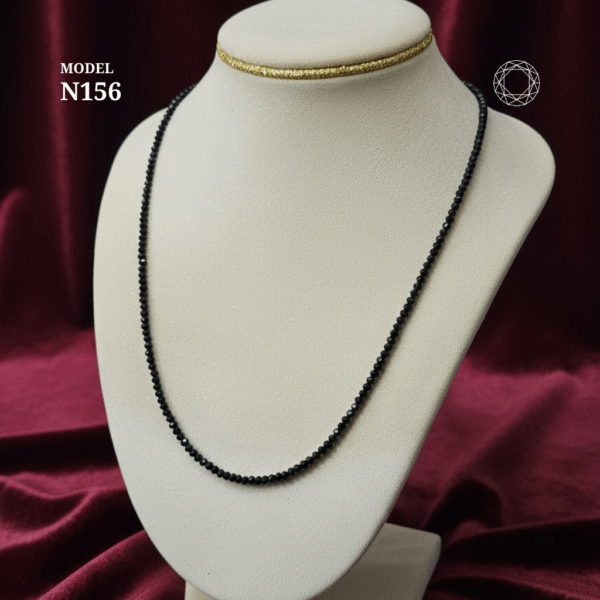 N156 - Black Spinel Necklace - Image 2