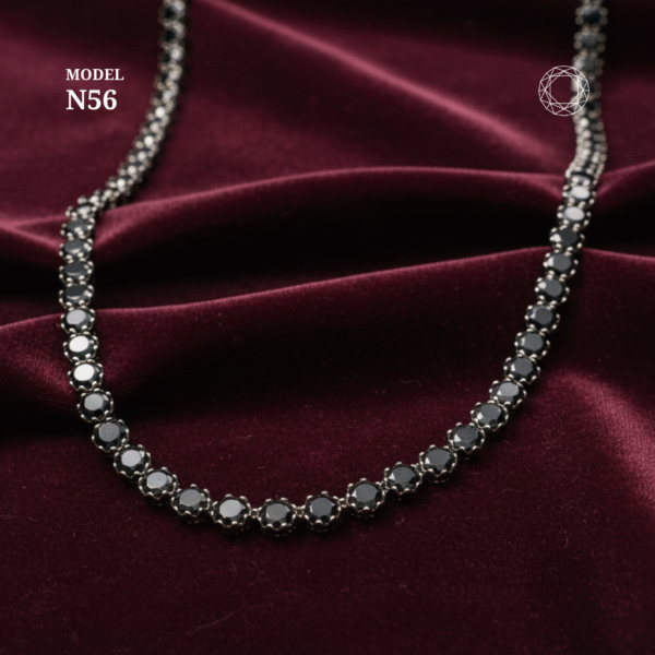 N56 - Black Spinel Necklace