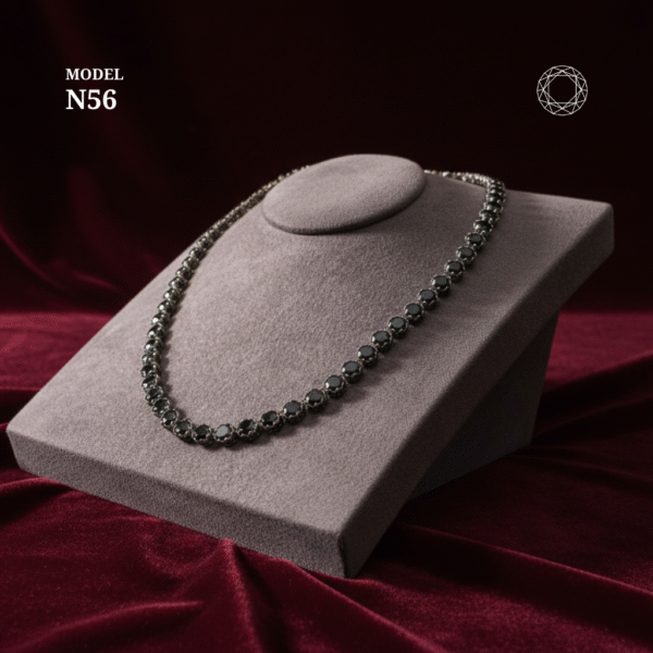 N56 - Black Spinel Necklace - Image 3