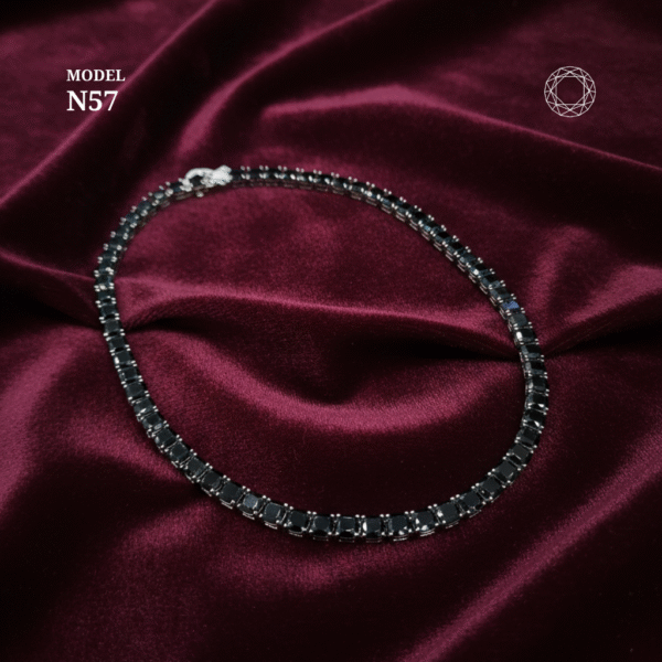 N57 - Black Spinel Necklace
