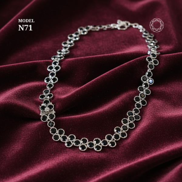 N71 - Black Spinel Necklace