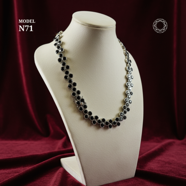 N71 - Black Spinel Necklace - Image 2