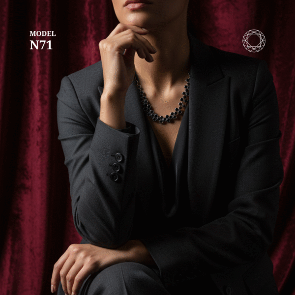 N71 - Black Spinel Necklace - Image 3