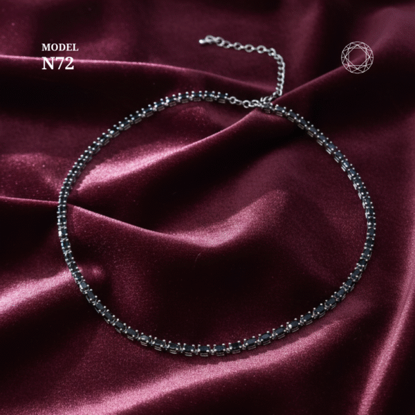 N72 - Black Spinel Necklace