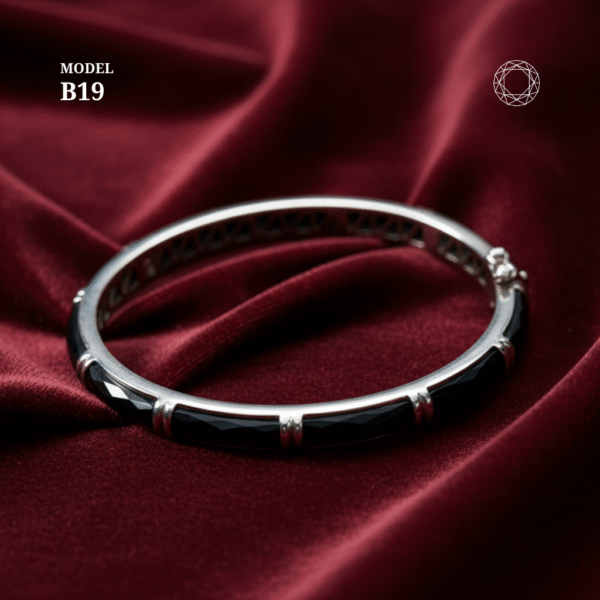 B19 - Black Spinel Bracelet