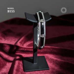 Black Spinel Diamond Bracelet Model B155