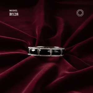 Black Spinel Diamond Bracelet Model B128