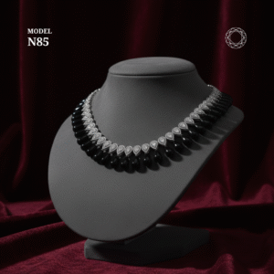 Black Spinel Necklace Model N85