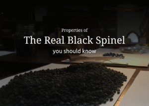 Thai Black Spinel properties